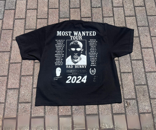 Bad Bunny x Most Wanted Tour Shirt 2024